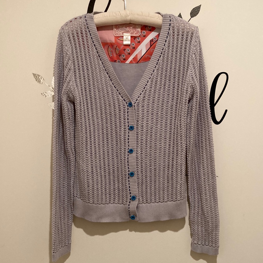 Anthropologie Nick & Mo crochet cardigan